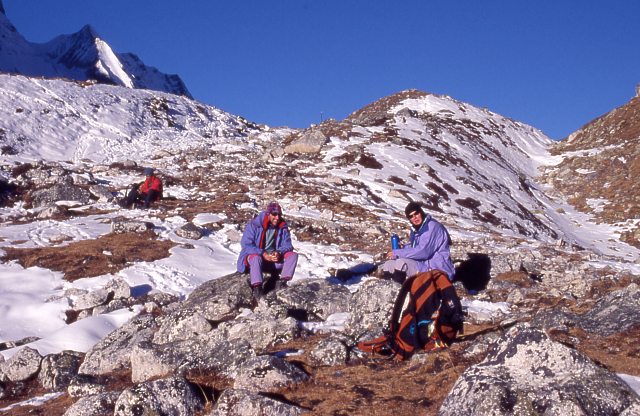 Passage du Larkya Pass  5100m